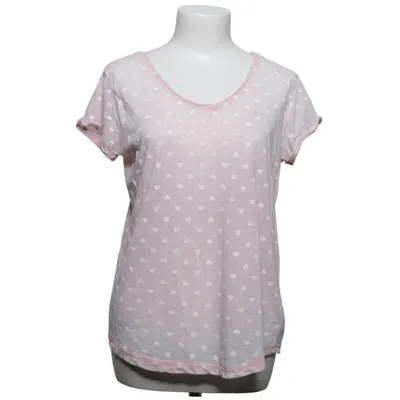 T-shirt (Pink, Weiß) von The Brand Baumwolle, Polyester