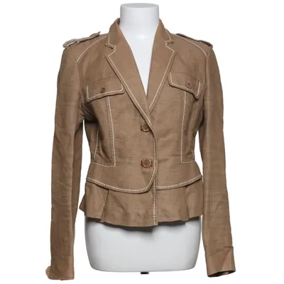 Blazer (Brun) fra Sportmax Bomuld, Linned