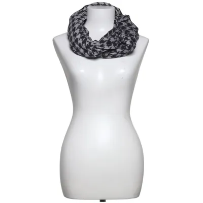 Infinity scarf (Zwart, Grijs) van Tchibo Elastaan, Polyester