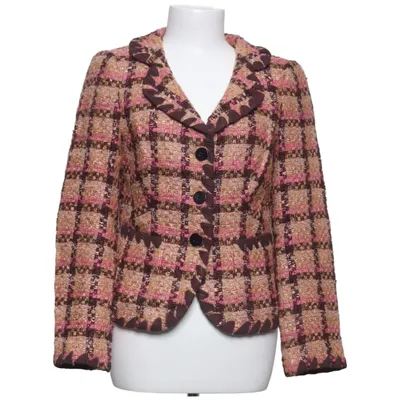Blazer (Pink, Brun, Flerfarvet) fra Fenn Wright Manson Acetat, Akryl, Linned, Mohair, Polyamid, Silke, Viscose, Uld