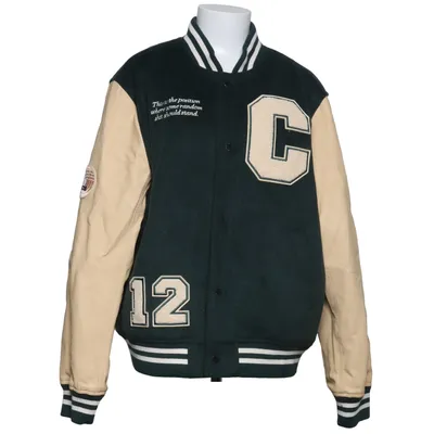 Collegejakke (Grøn, Beige) fra Colours & Sons Polyester