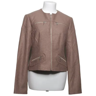 Jakke (Brun) fra "SU" Polyester, Uld