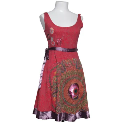 Robe (Rouge, Multicolore) de Desigual Coton