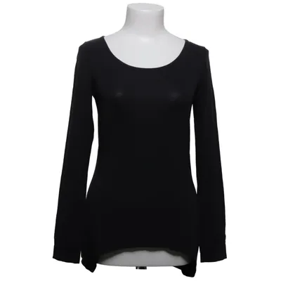 Lange mouwen shirt (Zwart) van Sustainable Collection Elastaan, Lyocell