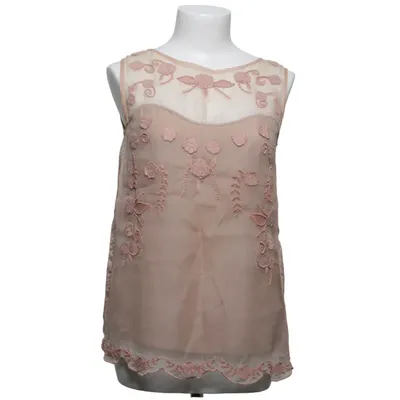 Top (Beige) von Twin Set Simona Barbieri Seide, Viskose
