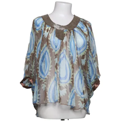 Blouse (Blauw, Bruin, Meerkleurig) van Traffic People Zijde