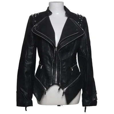 Biker jacket (Black) from SX Polyester