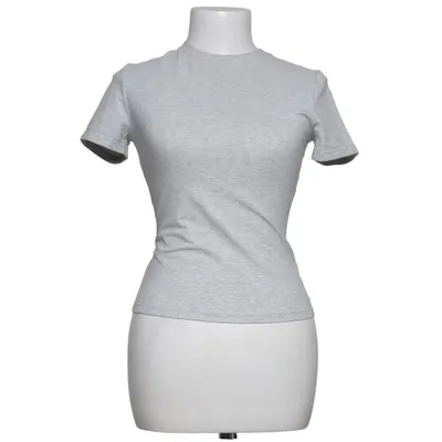 T-shirt (Grijs) van Adanola Katoen, Elastaan