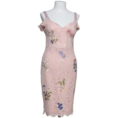 Cocktailkjole (Pink, Flerfarvet) fra Karen Millen Bomuld, Elastan, Lyocell, Polyamid, Polyester, Viscose