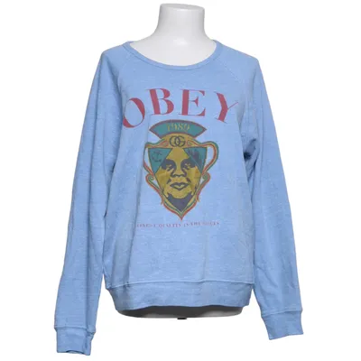 Collegetröja (Blå) från Obey Bomull, Polyester, Viskos