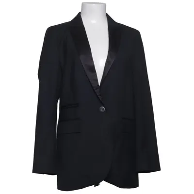 Kavaj (Blå, Svart) från By Malene Birger Polyester, Viskos, Ull