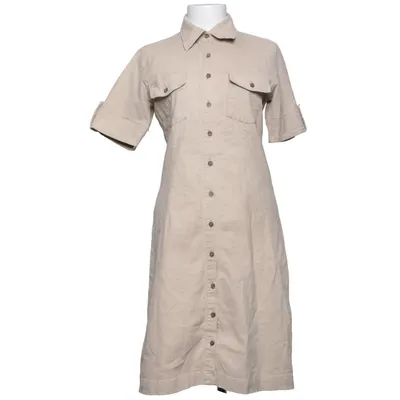 Skjortklänning (Beige) från Ofelia Bomull, Elastan, Linne