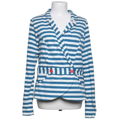 Blazer (Bleu, Blanc) de Blutsgeschwister Coton, Élasthane