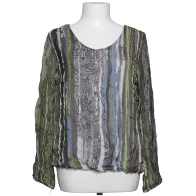 Blouse (Green, Gray, White, Multicolored) from Heimatliebe Silk, Viscose