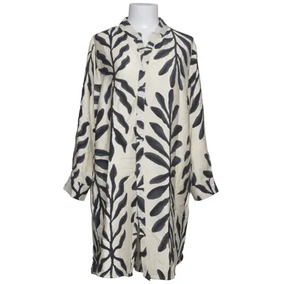 Shirt dress (Beige, Black) from Menglu Polyamide, Viscose
