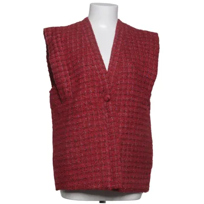 Vest (Rød) fra Tu Polyester, Viscose