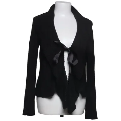 Cardigan (Black) from La Fée Maraboutée Acrylic, Mohair