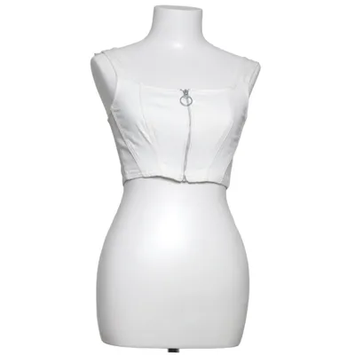 Crop top (Hvid) fra Lee x H&M Bomuld