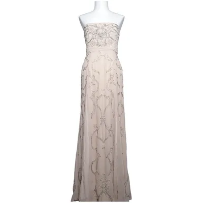 Aftenkjole (Beige) fra Needle & Thread Polyester