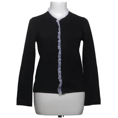 Cardigan (Black) from Anna Sui Polyester, Wool