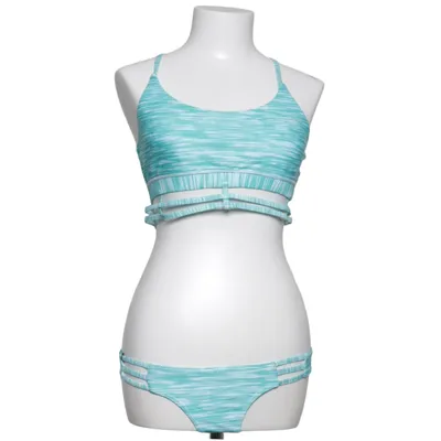 Bikini (Blauw, Wit) van Octopus Elastaan, Polyester