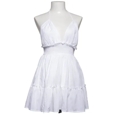 Halterneckklänning (Vit) från Boohoo Polyester