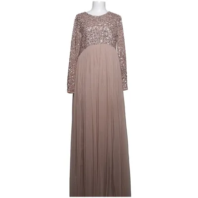 Maternity dress (Beige) from Maya Deluxe Maternity Polyester
