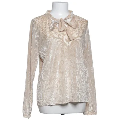 Pussy bow blouse (Beige) from Maison 123