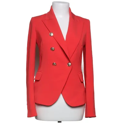 Blazer (Red) from Atos Lombardini Acetate, Elastane, Polyester, Viscose