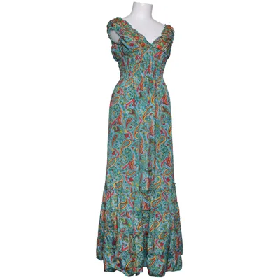 Robe longue (Bleu, Vert, Multicolore) de C.A.M Soie, Viscose