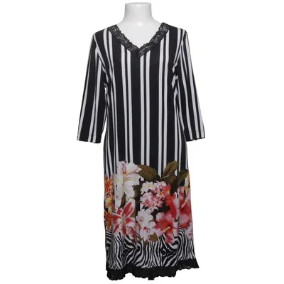Robe (Noir, Blanc, Multicolore) de Lavelle Élasthane, Polyester