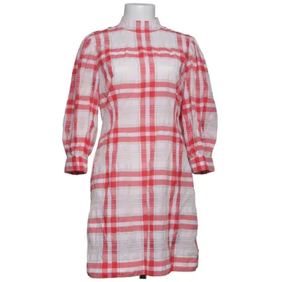 Kleid (Rot, Pink, Weiß) von Ganni Baumwolle, Polyamid, Polyester