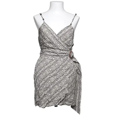 Klänning (Svart, Vit, Flerfärgad) från Zara Polyamid, Viskos