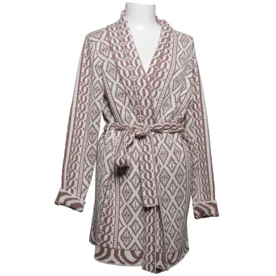 Cardigan (Brun, Hvid) fra Thom by Thomas Rath Bomuld, Polyamid, Polyester