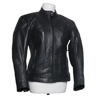 Motorcycle jacket (Black) from 4Bikers Leather, Polyester