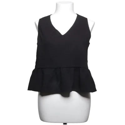 Peplum top (Zwart) van Emery Rose Elastaan, Polyester