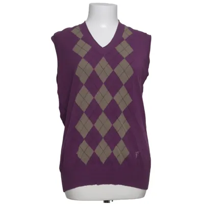 Pull sans manches (Violet, Beige) de Golfino Élasthane, Viscose