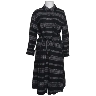 Robe chemise (Noir, Gris) de People Tree Coton biologique