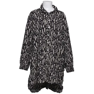 Kjole (Sort, Hvid) fra Vanting Viscose