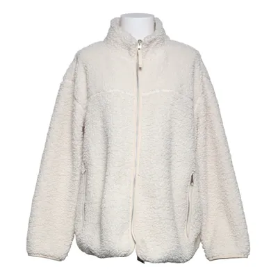Fleece jacket (Beige) from Marie Lund Cotton, Polyester