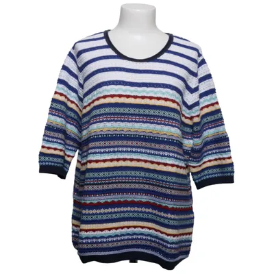 Strickpullover (Blau, Weiß, Mehrfarbig) von DW Shop Baumwolle