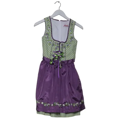 Dirndl (Vert, Violet, Blanc) de Fuchs Trachtenmoden Coton, Polyester