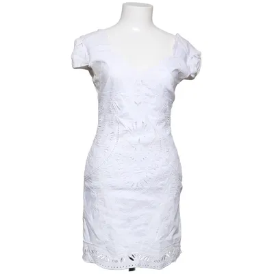 Kleid (Weiß) von Karen Millen Baumwolle, Elasthan, Polyamid, Polyester