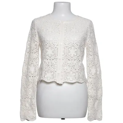Cardigan (Beige) from Mango Acrylic, Cotton