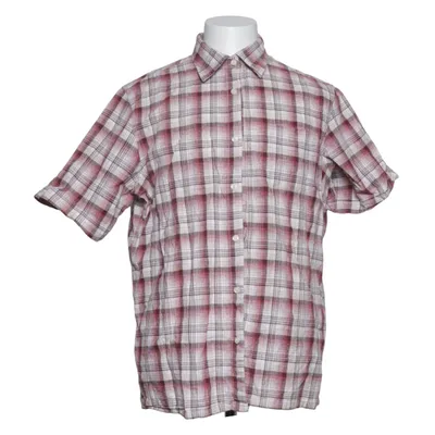 Short sleeve shirt (Red, White) from Redwood Cotton, Linen