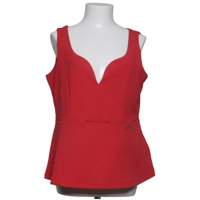 Peplumtopp (Röd) från Guess Elastan, Polyester