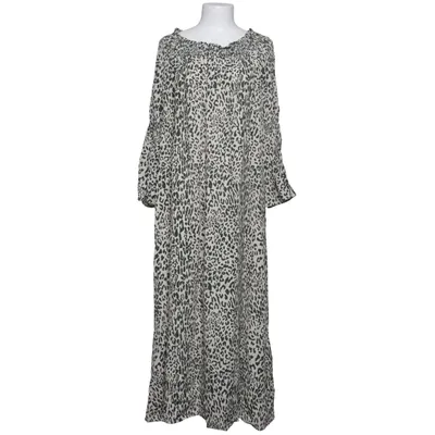 Robe longue (Beige, Vert) de Baum Und Pferdgarten Soie, Viscose