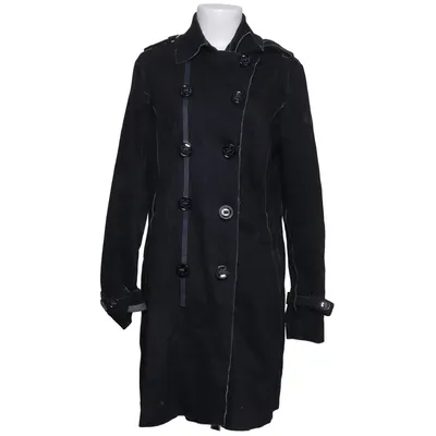 Trenchcoat (Sort) fra Gas Bomuld, Elastan
