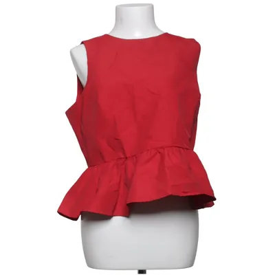 Peplumtopp (Röd) från H&M Bomull, Polyamid