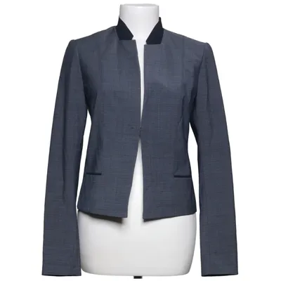 Blazer (Gray) from Elie Tahari Elastane, Polyamide, Polyester, Wool